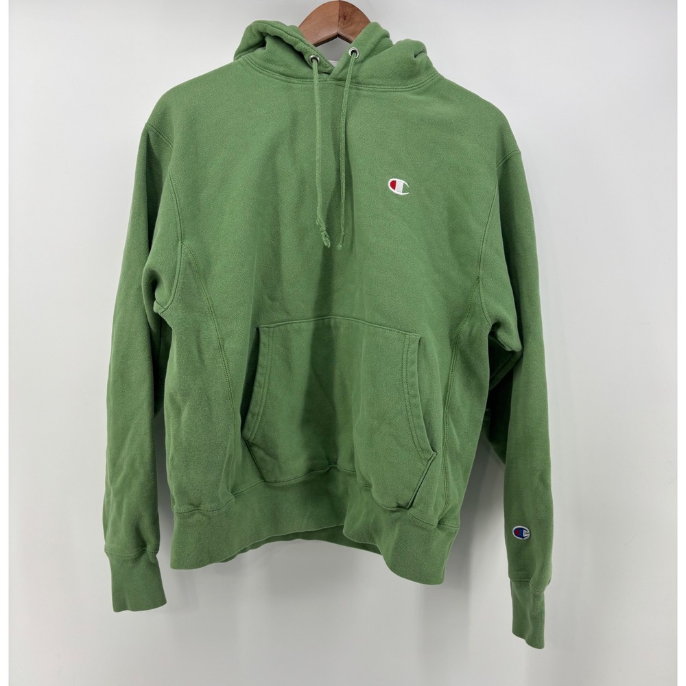 Champion Reverse Weave Hoodie Men's Medium Gre Pullover